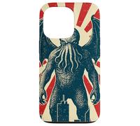 Poster di Cthulhu Tokyo, stile vintage eldritch cosmico horror Custodia per iPhone 13 Pro