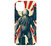 Poster di Cthulhu Tokyo, stile vintage eldritch cosmico horror Custodia per iPhone 14 Plus