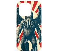 Poster di Cthulhu Tokyo, stile vintage eldritch cosmico horror Custodia per iPhone 15 Pro