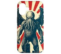 Poster di Cthulhu Tokyo, stile vintage eldritch cosmico horror Custodia per iPhone 16