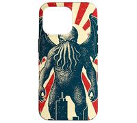 Poster di Cthulhu Tokyo, stile vintage eldritch cosmico horror Custodia per iPhone 16 Pro