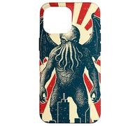 Poster di Cthulhu Tokyo, stile vintage eldritch cosmico horror Custodia per iPhone 16 Pro Max