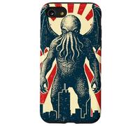 Poster di Cthulhu Tokyo, stile vintage eldritch cosmico horror Custodia per iPhone SE (2020) / 7/8