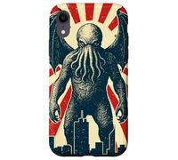 Poster di Cthulhu Tokyo, stile vintage eldritch cosmico horror Custodia per iPhone XR
