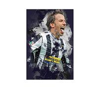 Poster di Del Piero, 3 tele artistiche da parete per soggiorno, decorazione per la casa, senza cornice, 30 x 45 cm