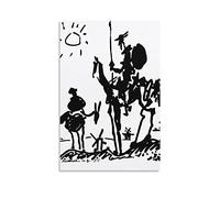 Poster di Don Quijote De Picasso per la decorazione della camera da letto, poster da appendere su tela, 50 x 75 cm