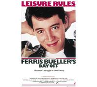 Poster Di Ferris Bueller's Day Off Con Matthew Broderick In Primo Piano