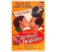 Poster Di Film Classici Retrò Di Vacanze Romane Dipinto Su Tela Quadro Da Parete Decorazione Per La Casa 50 * 70 Senza Cornice