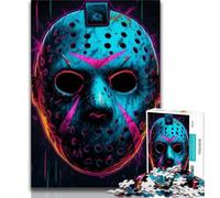 Poster di film horror, puzzle da 1000 pezzi per adulti e ragazzi, gioco per famiglie, antistress, sfida difficile, collezione di artisti, belle arti (50x75cm)