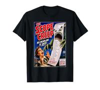 Poster di Film Horror Scope Creep Anni '50 Programmatore di codifica Divertente Maglietta