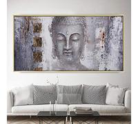 Poster di grandi dimensioni Wall Art Buddha Quadri su tela Quadri per soggiorno Quadri con stampe artistiche Decorativ 70x140cm (27 "x55") senza cornice