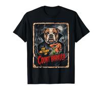 Poster di Halloween Conte Barkula Bulldog Vampiro Maglietta