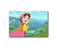 Poster di Heidi, una ragazza delle Alpi, Clara Sesemann con stampa anime, stampa artistica su tela, poster per la casa, decorazione moderna, 50 x 75 cm