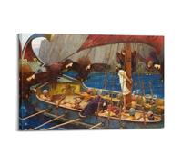 Poster di John William Waterhouse, stampa artistica da appendere alla parete con Ulysses e le sirene, decorazione per la camera da letto, 30 x 45 cm