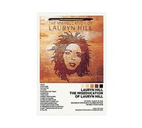 Poster di Lauryn Hill The Miseducation of Lauryn Hill Tracklist Album Poster su tela Decorazione per camera da letto Sport