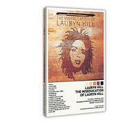Poster di Lauryn Hill The Miseducation of Lauryn Hill Tracklist Album Poster su tela Decorazione per camera da letto Sport Paesaggio Ufficio Camera Decorazione Regalo Cornice stile 20 x 30 cm