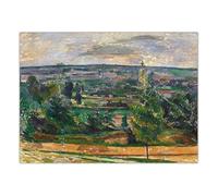 Poster di Paul Cezanne, Città, Natura, Paesaggio, Arte murale, Paul Cezanne, Dipinto su Tela e Stampe per la casa, Decorazione per Soggiorno, Immagine 50x70cm Senza Cornice
