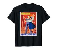 Poster di propaganda della Corea del Nord, divertente Maglietta