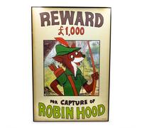 Poster Di Ricompensa Di Disney Robin Hood In Legno