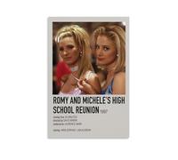 Poster di Romy and Michele's High School Reunion su tela, decorazione artistica da parete, stile vintage, decorazione artistica da parete per soggiorno, camera da letto, 20 x 30 cm, senza cornice