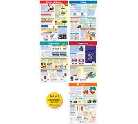 Poster di scienze fisiche, laminato, a colori, 58,4 x 88,9 cm