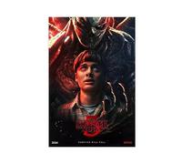 Poster di Stranger & Things Stagione 5 American Science Fiction Horror Drama Serie TV Wall Art Deco Post Canvas Poster Wall Art Decor Stampa Dipinti per soggiorno camera da letto decorazione senza