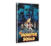 Poster di The Monster Squad, classico film thriller vintage, 4 poster su tela, decorazione artistica da parete per soggiorno e camera da letto, 50 x 75 cm