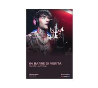 Poster di Tony Effe LAX FT Kings Popolare Rapper Hip Hop Musica Rap Album 64 BARRE DI VERITÀ Red Bull 64 Bar Cover Fan Gift Canvas Poster Wall Art Decor Stampa Quadri per Soggiorno Camera da Letto Dec
