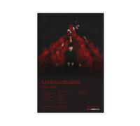 Poster di Tony Effe, stampa pop e hip hop, copertina intoccabile per fan del rapper, poster su tela, decorazione per camera da letto, ufficio, camera da letto, regalo, 30 x 45 cm