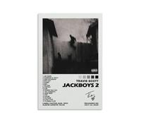 Poster di Travis Scott Jackboys 2 poster estetici per stanza, decorazione artistica da parete per camera da letto, 20 x 30 cm