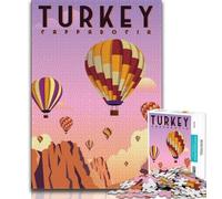 Poster di viaggio nel mondo, puzzle da 1000 pezzi per adolescenti, giocattolo educativo ideale come regalo per tutta la famiglia, 50x75cm