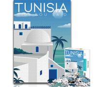 Poster di viaggio nel mondo, puzzle da 1000 pezzi per adulti e adolescenti, per gioco educativo, sfida, giocattolo, arredamento unico per la casa e regali, 50x75cm