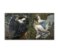 Poster di Viktor Vasnetsov Gli Uccelli della Gioia e del Dolore, Dipinto su Tela e Stampe di Viktor Vasnetsov, Decorazione per la casa, 50x100 cm, Senza Cornice.