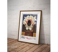 ⭐️Poster Diego Rivera Woman of Tehuantepec Stampa Fine Art su Carta Fotografica