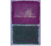 Poster Dipinto Verde E Viola Di Mark Rothko, Stampa Artistica Su Tela, Per Camera Da Letto, Decorazione Moderna Per Soggiorno, 40X60 Cm, Senza Cornice.