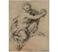 Poster disegno satiro mitologico anatomia arte da parete -...