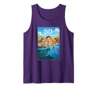 Poster Disney And Pixar's Luca Movie Canotta, Uomo, Viola, XXL