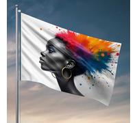 Poster divertenti per dormitorio universitario colorato esplosione: una bandiera artistica audace dichiarazione invernale bandiera casa bandiera decorazione porta (152 x 244 cm)