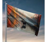 Poster divertenti per dormitorio universitario solo nella serenità autunnale bandiera bandiera dormitorio per ragazzi cartello portico (152 x 244 cm)