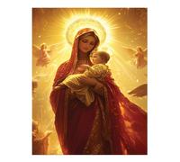 Poster Divina Radianza Wall Art - Stampa d'arte iconografia religiosa