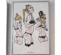 Poster donna Kim Jung Gi formato A3 solo stampa collezione ufficiale