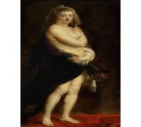 Poster donna nuda barocca dipinto ad olio arte da parete -...