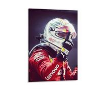 Poster E Stampe 40 * 60cm Senza Cornice Sebastian Vettel Cool - F Racers Room Decorative Canvas Wall Art Soggiorno Poster Camera da letto