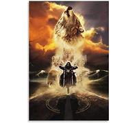Poster E Stampe 60 * 80cm Senza Cornice Il carattere del motociclo lupo poster decorazione soggiorno camera da letto pittura