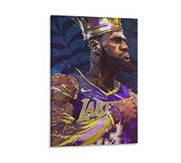 Poster E Stampe 60 * 80cm Senza Cornice Lebron James Laker Basketball Team Art Soggiorno Poster Camera da letto Pittura