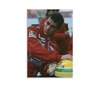 Poster E Stampe Ayrton Senna Tela Wall Art Soggiorno Poster Camera da letto Decor Pittura 30 * 50cm Senza Cornice