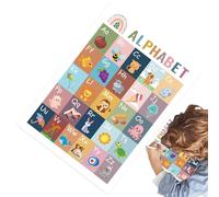 Poster educativi Boho | Scuole CAGGI EDUCATIVI - Board Boho Style Interactive Grabs impostate per la casa per bambini in età prescolare per ragazzi sviluppare le competenze a casa