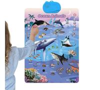 Poster Educativi Per Bambini,Con Suono Interattivo Divertente Materiale Educativo - Decorazione Per L'Aula Prescolare - Per Apprendimento Vocabolario E Pianoforte, Per Casa, Interno, Esterno, Aula E S