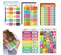 Poster educativi per bambini in età prescolare | 28x43 cm Tabella delle forme geometriche | Poster educativi per la scuola materna, casa, classe, decorazione murale