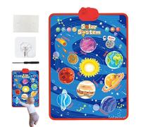 Poster educativi per bambini, lavagna da parete elettronica musicale e numeri | Tavolo da parete per 1 2 3 4 5 anni